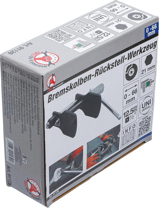 Immagine prodotto BGS Profilo di ricambio per pistone universale, da 0 a 66 mm