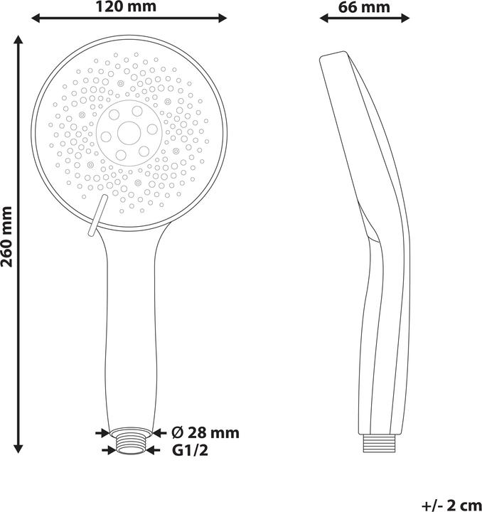 Produktbild Beliani Ichma (5 Strahlarten)