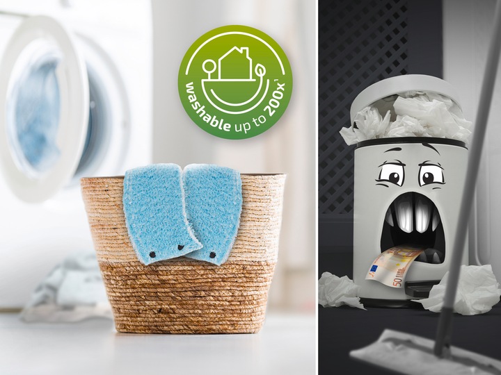 Produktbild Leifheit Wischbezug CLEAN TWIST XL / Combi XL super soft 2er (2 Stk.)