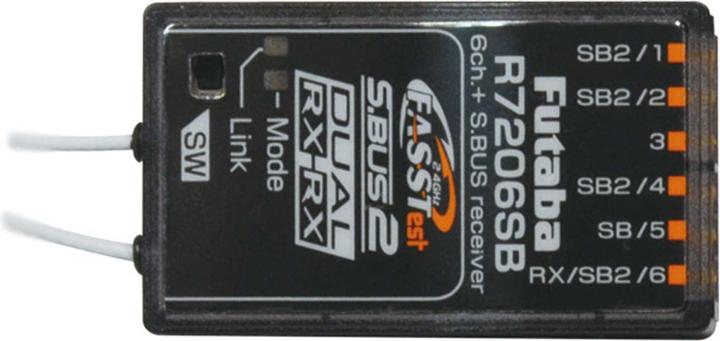 Actual product image Futaba R7206SB 2.4 GHz FASSTest Empfänger S-BUS 2