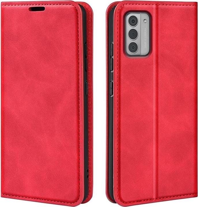 Actual product image Cover-Discount Nokia G42 - Stand Flip Case Cover red-Copy (Nokia G42)
