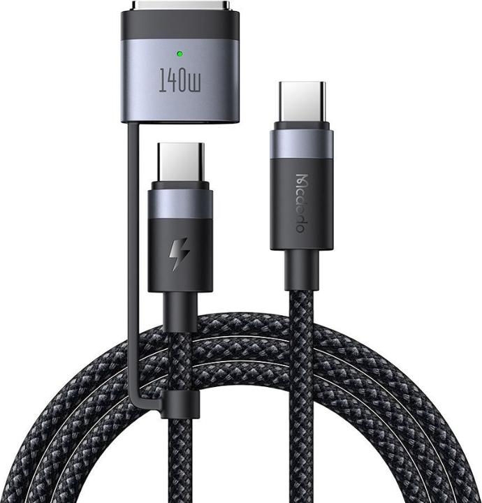 Image du produit Mcdodo Kit 2 en 1, USB-C vers USB-C & MagSafe 3 (2 m, 240 W)
