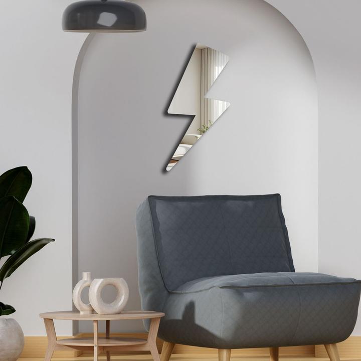 Productafbeelding Wallxpert Ozgi Lightning Decorative Mirror (29 x 60 cm)