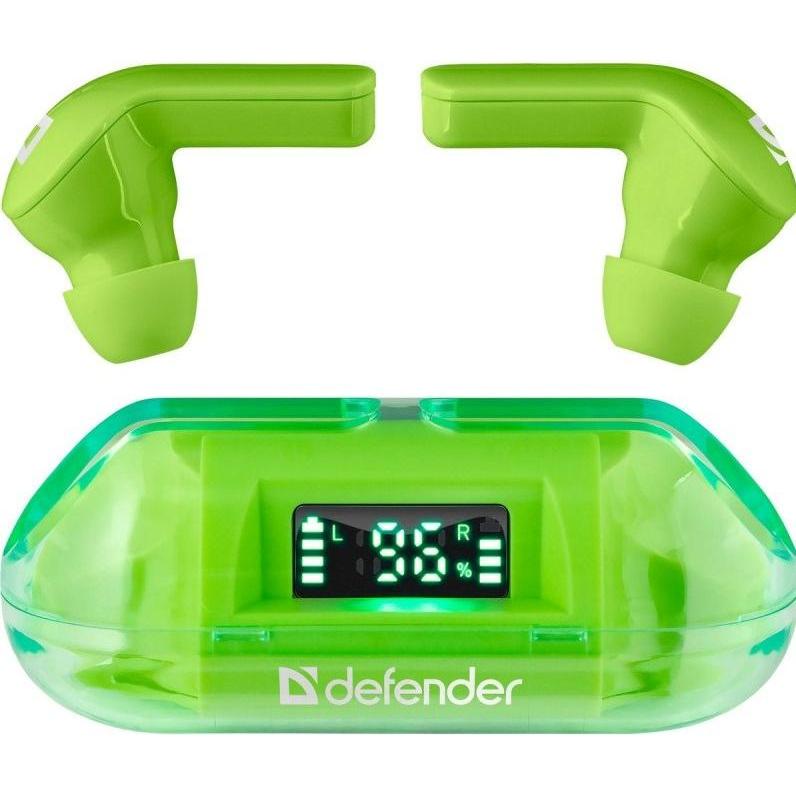 Defender Kabelloser In-Ear-Kopfhörer TWINS 916 (4 h, Kabellos), Kopfhörer, Grün