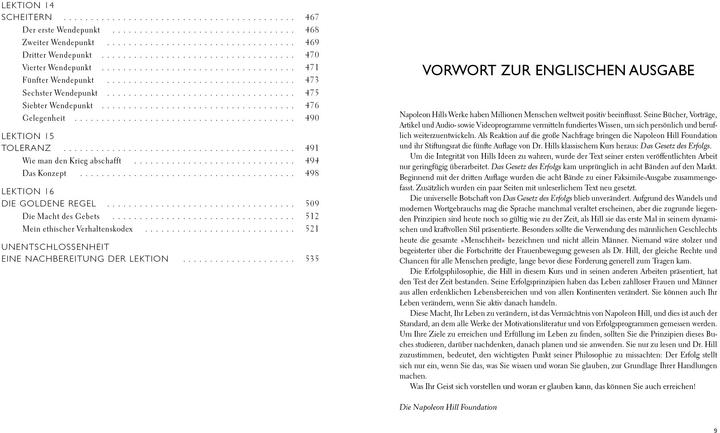 Actual product image Das Gesetz des Erfolgs (German, Napoleon Hill, 2021)