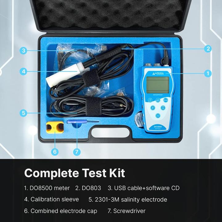 Actual product image Apera Instruments DO8500 Portable Optical Dissolved Oxygen Meter