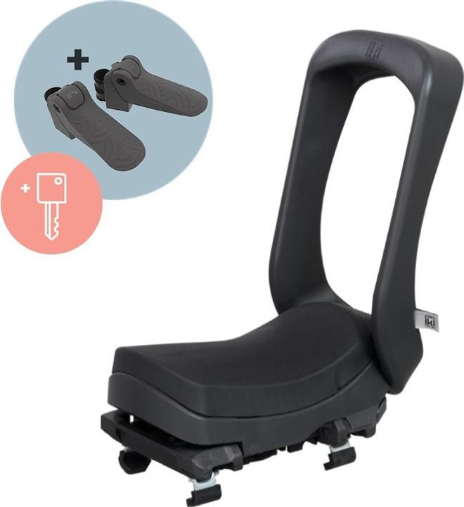 Produktbild Urban Iki Junior Kofferraumsitz BLACK/BLACK SET Tastensperre (Gepäckträger)