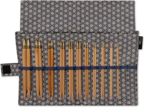 Actual product image Seeknit Needle set interchangeable needle points Shirotake 2.50 - 10.00 mm 14 cm Blue