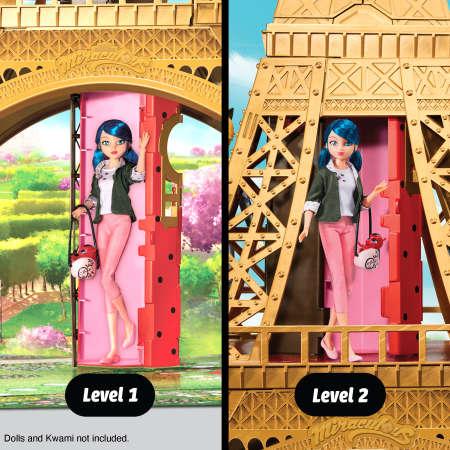 Actual product image Bandai MIRACULOUS deluxe play set Paris 4+