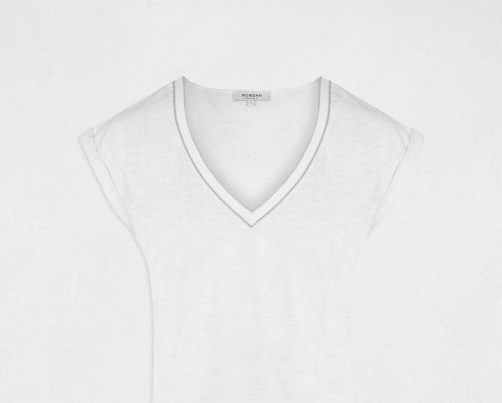 Produktbild Morgan T-Shirt mit V-Ausschnitt (M)