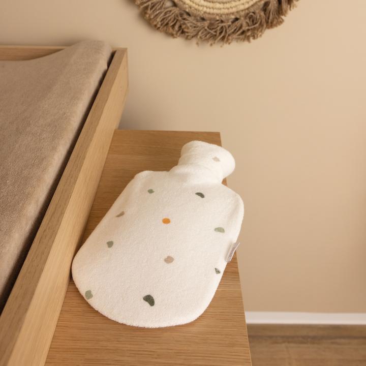Actual product image Zewi Rubber bed bottle with terry cloth cover (0.80 l, Bed flask with cover)