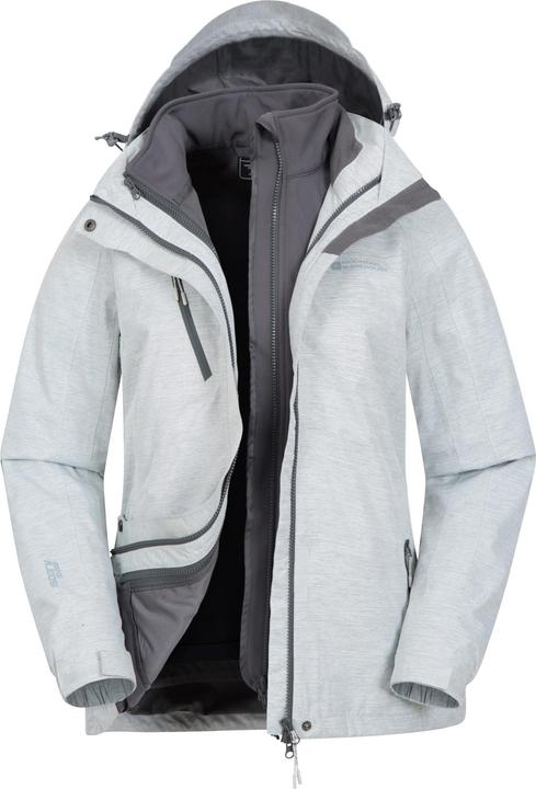 Immagine prodotto Mountain Warehouse Bracken Melange Giacca 3 In 1 Donna (44)