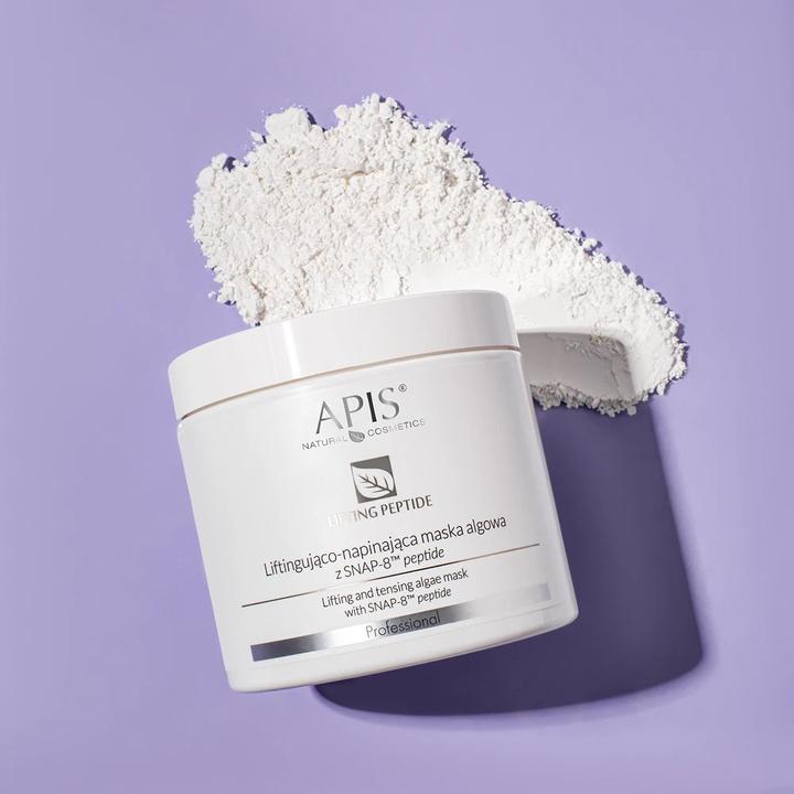 Actual product image Apis Natural Cosmetics Apis Lifting Peptide Algae Mask Lifting And Tightening Mask With Snap-8â"¢ Peptide For Mature And (200 g)