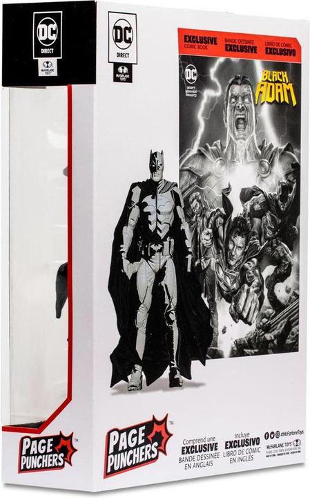 Actual product image McFarlane AF DC Multiverse Page Punchers Batman Line Art VRT 17cm