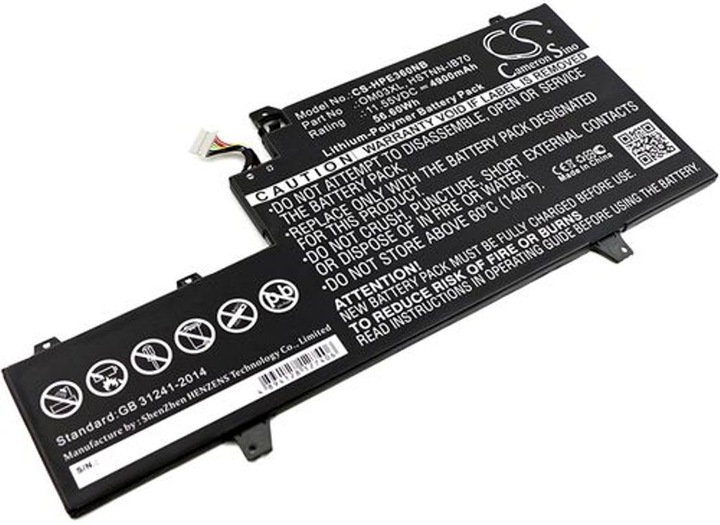 NoName Battery for HP EliteBook x360 1030 G2 etc