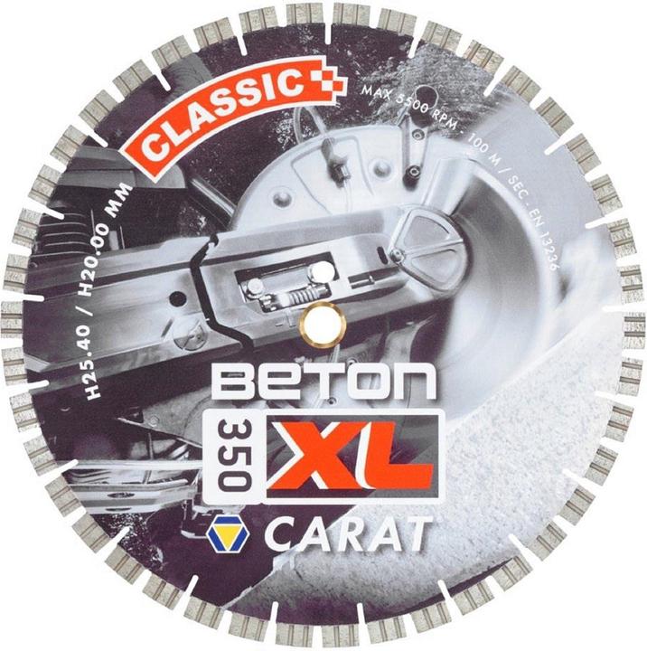 Actual product image Carat CSCXL35042 Diamantzaagblad - 350 x 25,40/20,00mm - Beton