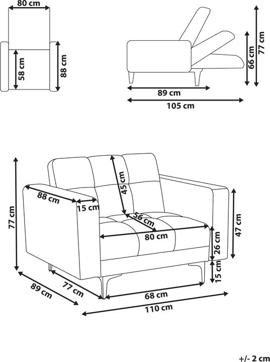 Produktbild Beliani Alnes