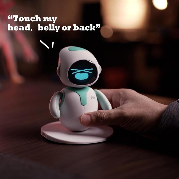 Actual product image Energize Lab Desktop companion robot Eilik