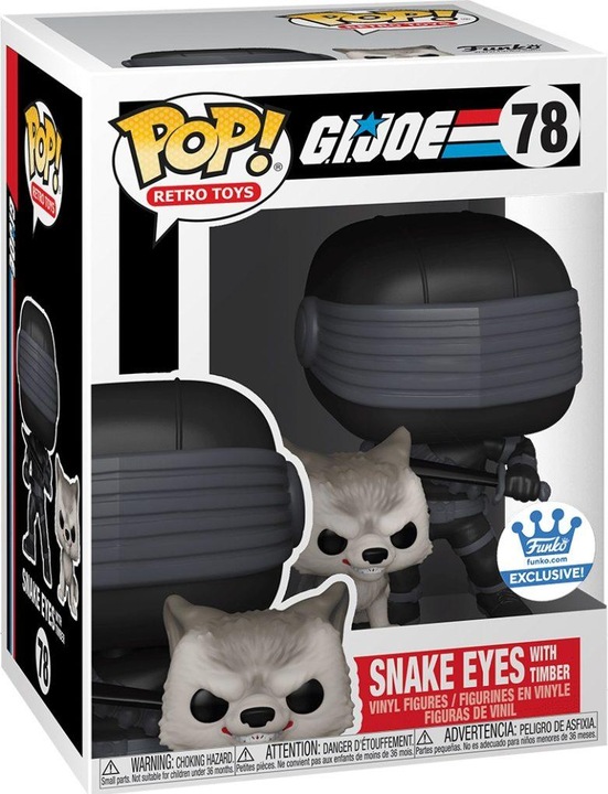 Immagine prodotto Funko POP! Retro Toys G.I. Occhi di serpente con legname