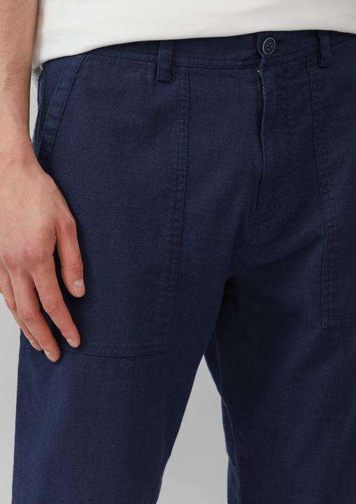 Produktbild S.Oliver Hose Detroit: Cropped-Hose aus Leinenmix im Relaxed Fit (W33/L34)