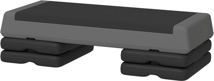 Immagine prodotto Swisshandel24 Fitness-Stepper, 10,5/15,5/20,5cm Höhenverstellbare Steppbrett für Zuhause, Grau