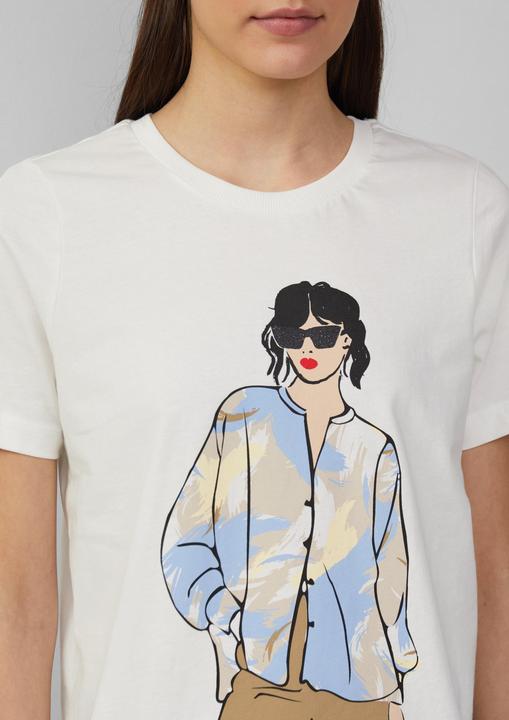 Immagine prodotto S.Oliver T-Shirt Jerseyshirt im Relaxed Fit mit Effekt-Artwork (36)