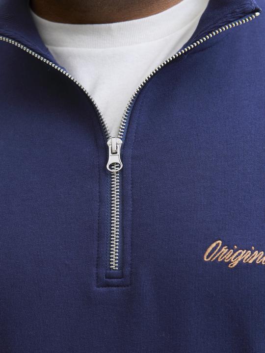 Actual product image Jack & Jones Plus Size Sweatshirt mit Stehkragen Sweatshirt mit Stehkragen (4XL)