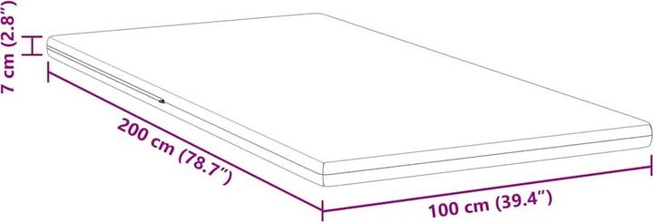 Produktbild vidaXL Schlafverstärker (100 x 200 cm)