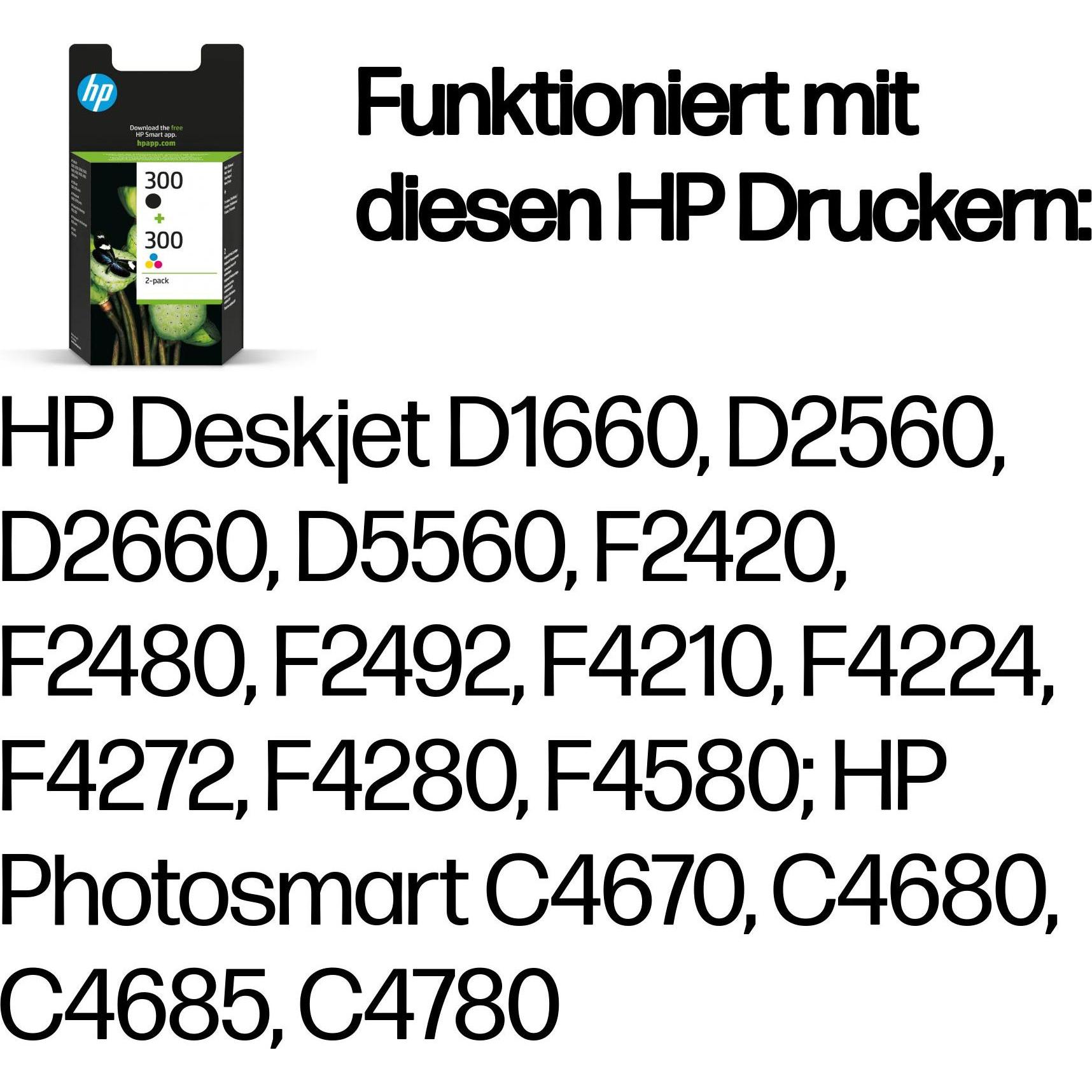 Thumbnail - HP, Druckerpatrone, 300 (M, Y, C, BK)
