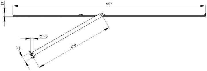 Actual product image Athmer Door opening limiter PORTI 400 (1 pcs.)