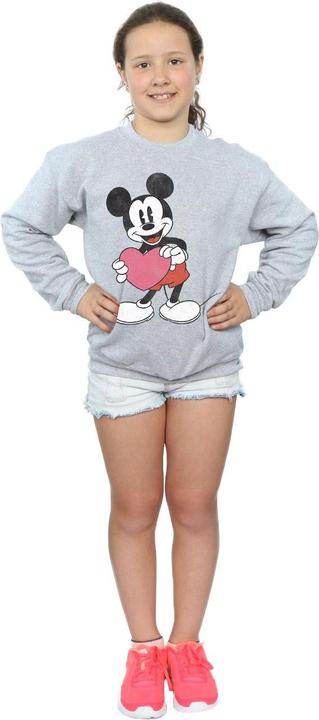 Produktbild Disney Mickey Mouse Valentine Heart Sweatshirt Mädchen (116)