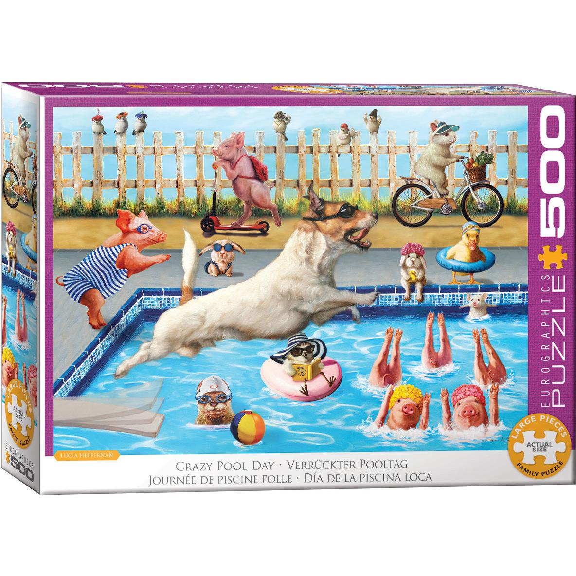 Eurographics Verrückte Poolparty - 500 Teile (500 Teile)