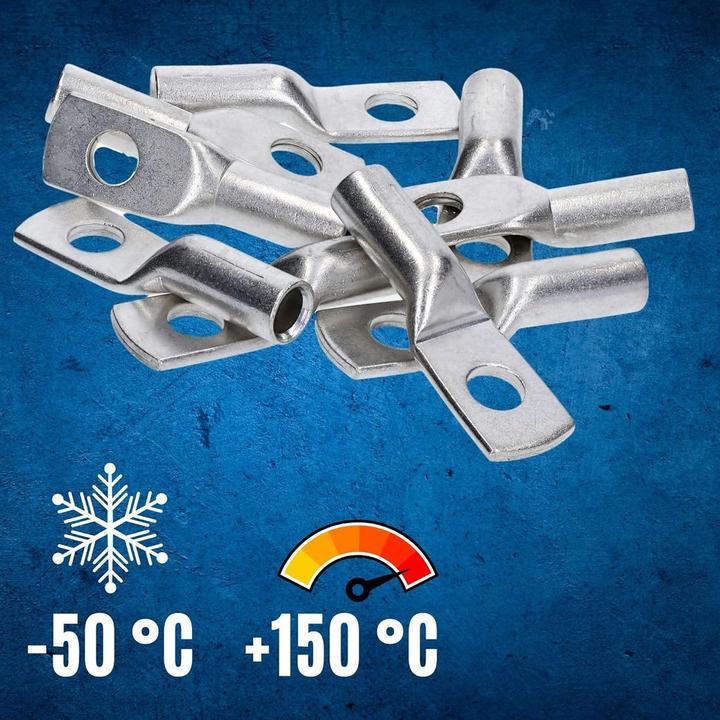 Produktbild Kalitec 10 Stück DR35-10 Press-Kabelschuh 35mm² M10 I Verbinder nach DIN 46235 I Made in Germany