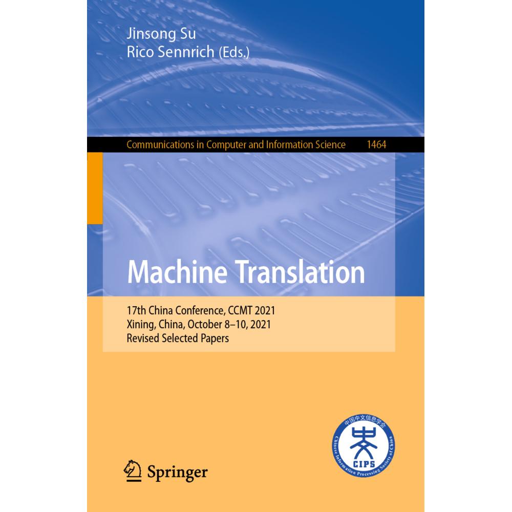 Machine Translation, Fachbücher von Jinsong Su, Rico Sennrich
