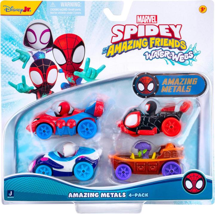 Disney Spidey - Amazing Metals Car 4 Pack (SNF0378)
