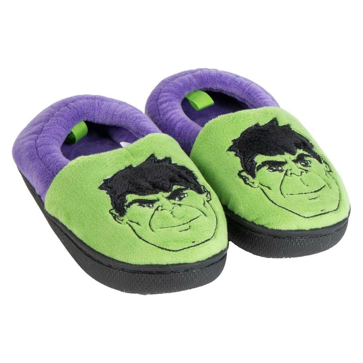 Marvel, Unisex, Hausschuhe, Hausschuhe The Avengers Grün, Grün, (22)
