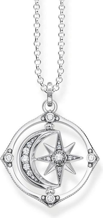 Immagine prodotto Thomas Sabo Catena stella e luna argento (Annerito, Argento 925, 70 cm)