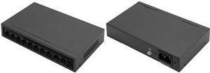 Produktbild Digitus 8+2 Port FE PoE Switch 8 Port PoE 802.3at, 10/100 Mbps (10 Ports)