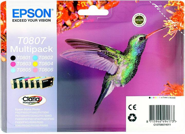 Epson Multipack - Schwarz, Gelb, Cyan, Magenta, hellmagentafarben, hell Cyan (M, C, Y, BK, LC)