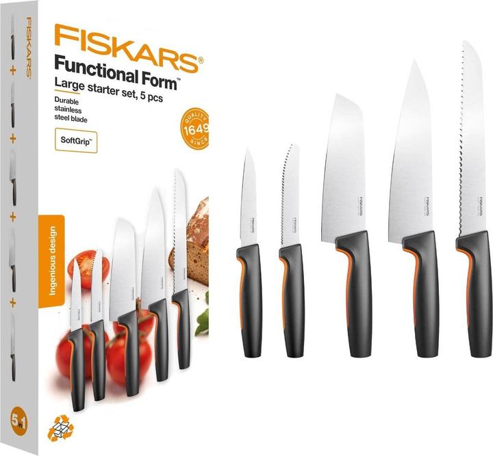 Produktbild Siena Garden Küchenmesser-Set 5-teilig (21.30 cm)