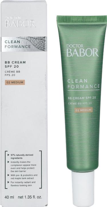 Actual product image Babor DOCTOR CLEANFORMANCE BB Cream 02 Medium SPF 20 (02 Medium)