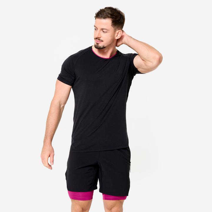 Produktbild Domyos T-Shirt Herren Crosstraining - Celliant 900 schwarz (XL)