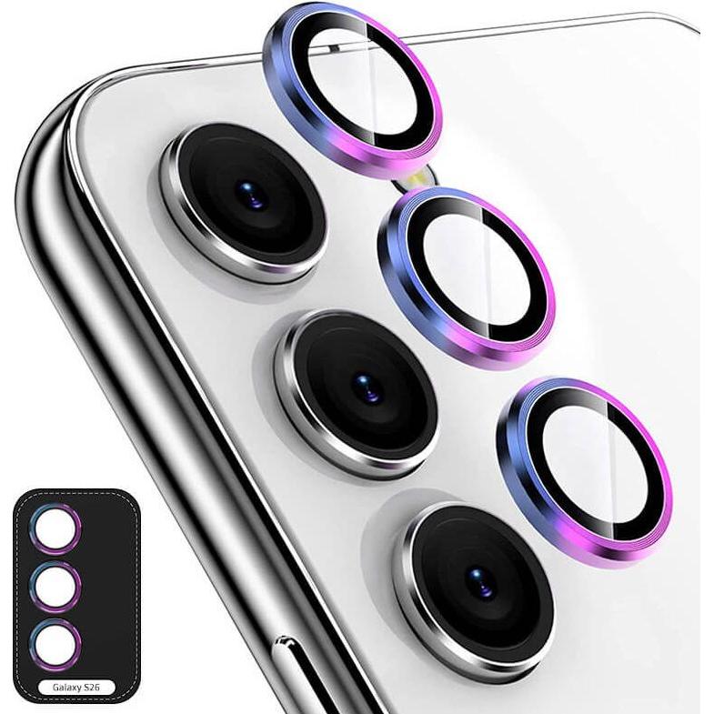 Enkay Galaxy S26 - Panzerglas Linsen Kamera (Samsung Galaxy S26), Pellicola protettiva smartphone, Multicolore