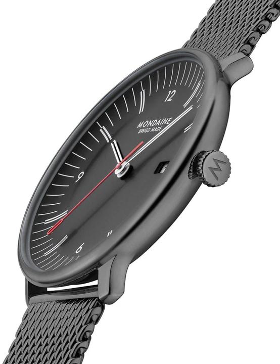 Produktbild Mondaine MLE.41220.SM Herrenuhr Doppio 41mm (Analoguhr, Swiss Made, 41 mm)