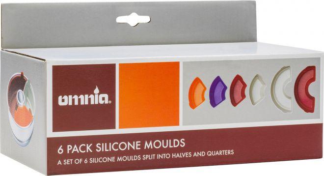Actual product image Omnia Set with 6 silicone moulds