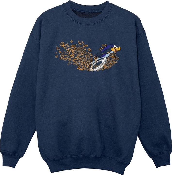 Actual product image Looney Tunes Boys ACME Doodles Road Runner Sweatshirt (140, 146)