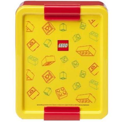LEGO Lunch Box Brick Art Line: Bright Red Yellow 024, Portapranzo, Rosso, Multicolore, Giallo