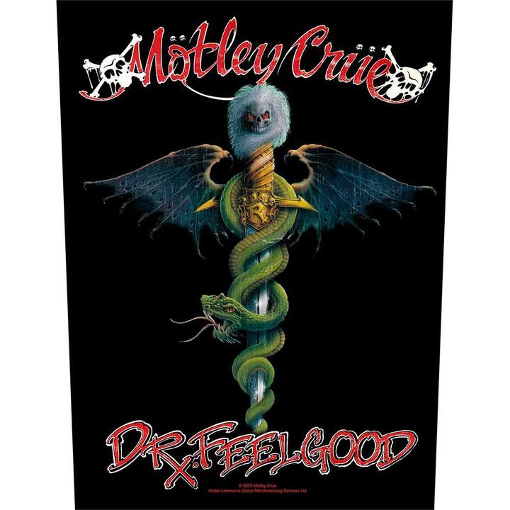 Actual product image Motley Crue Dr Feelgood Patch (36 x 30 cm)