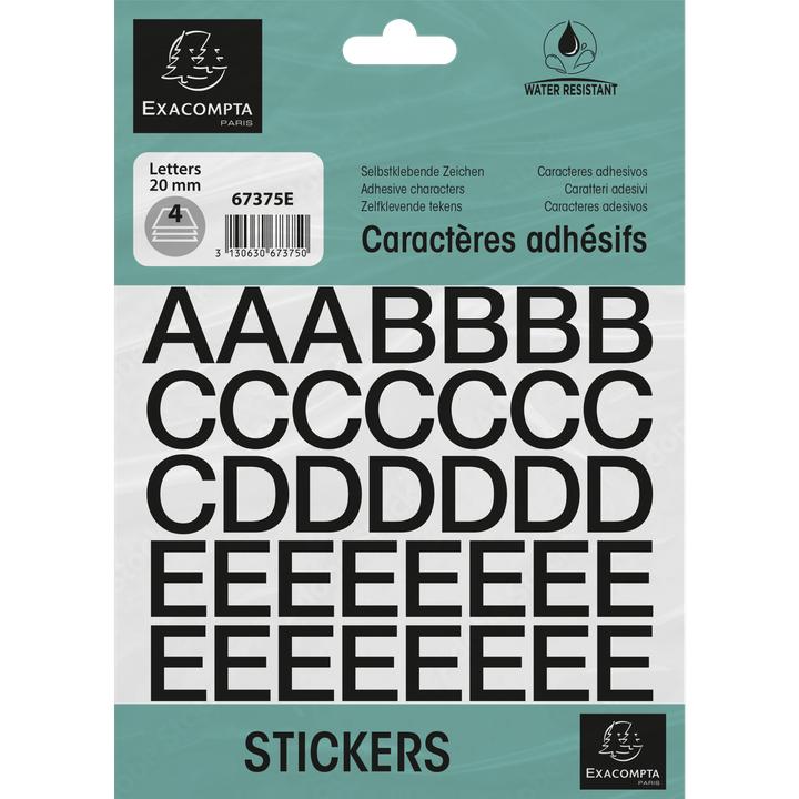 Exacompta Lettere autoadesive