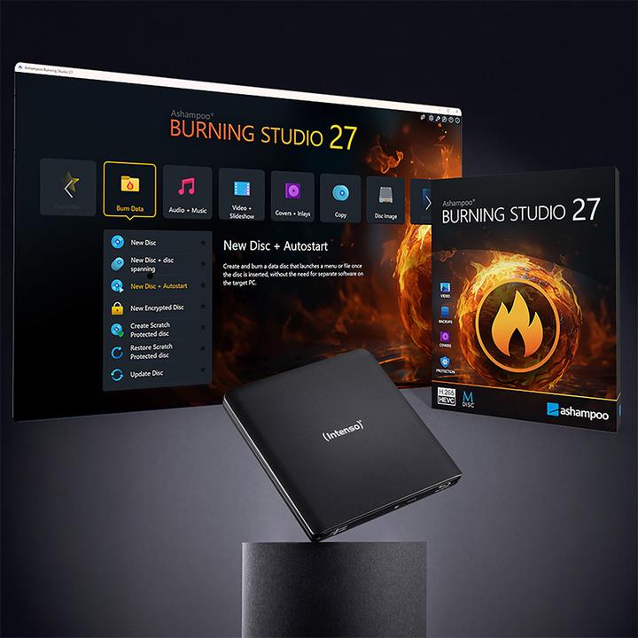 Actual product image Intenso Blu-ray Brenner EOD 500BD Slim